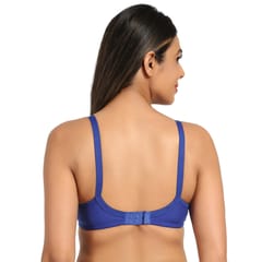 Mine4Nine mother care non padded feeding bra-blue color