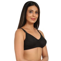 Mine4Nine mother care Non Padded Maternity Nursing Bra - Black color