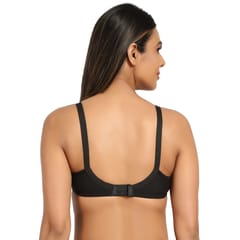 Mine4Nine mother care Non Padded Maternity Nursing Bra - Black color