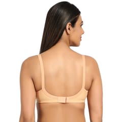 Mine4Nine mother care full coverage feeding bra-Non padded non wired- sandalwood color