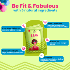 Lean - Fat Burner - Garcinia Cambogia, Green Tea, L-Carnitine, L-Leucine & Vitamin B6 -  30 Days Pack