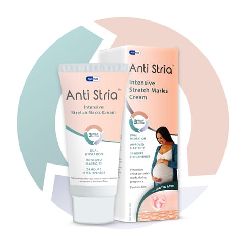 ANTI STRIA™ Best Stretch Marks Removal Cream for Pregnancy, PCOS, Weight Gain | For Women, Men, Teenagers | Prevent, Fade, Reduce Stretch (Pack of 1)