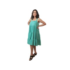 TUMMY- Organic cotton broad strap maternity dress