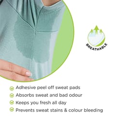 PEESAFE Disposable Underarm Sweat Pads Straight & Folded Combo | Prevents Stains | Absorbs Sweat & Unpleasant Odour | Breathable And Deodorizing | For Men & Women | Pack Of 14 Pairs ( 28 Units)