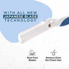 FURR Face Razor for Women | Razor For Eyebrows, Upper Lip, Forehead, Chin | Effortless Hair Removal Experience with Japanese Blade | Can Be Used Up to 5 Times | Pack of 1