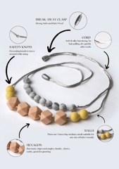 Charismomic Topaz and Canary Teething Jewelry - For Moms to Wear