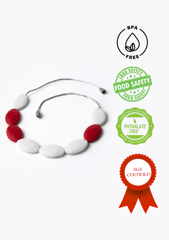 Charismomic Snow Ruby Teething Jewelry - For Moms to Wear