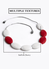 Charismomic Snow Ruby Teething Jewelry - For Moms to Wear