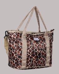 Charismomic Wild Cat Printed Tote Diaper Bag