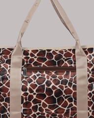 Charismomic Wild Cat Printed Tote Diaper Bag