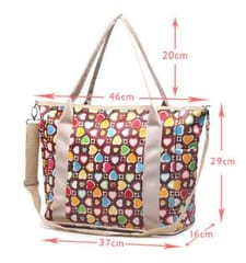 Charismomic Multicolor Four Clover Diaper Tote Bag