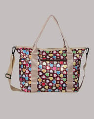 Charismomic Multicolor Four Clover Diaper Tote Bag