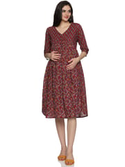 Charismomic Vineyard maternity and nursing dress