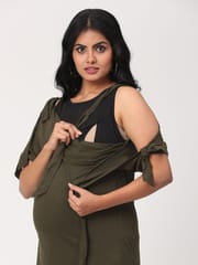 Charismomic Knot-n-Fit Maternity/Nursing Top