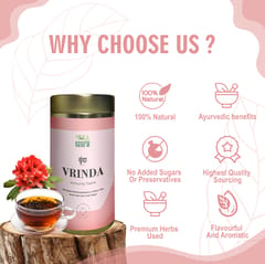 Cold Cough Relief Tea | Improves Digestion I Caffeine Free I 40 Cups I Vrinda I Floral Tisane