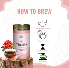 Cold Cough Relief Tea | Improves Digestion I Caffeine Free I 40 Cups I Vrinda I Floral Tisane