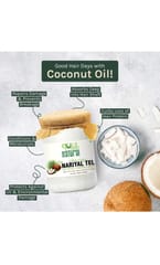 Coconut Oil | Wood Pressed | Face, Skin & Hair I 500 ML I Nariyal Tel