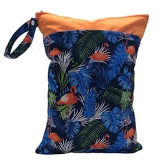 Charismomic Tropical Printed Diaper Pouch (Wet and Dry Bag)