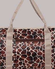 Charismomic Wild Cat Printed Tote Diaper Bag