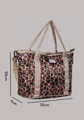 Charismomic Wild Cat Printed Tote Diaper Bag