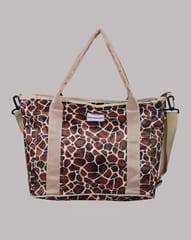 Charismomic Wild Cat Printed Tote Diaper Bag