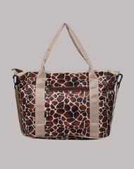 Charismomic Wild Cat Printed Tote Diaper Bag