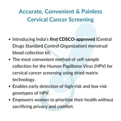 M-Strip™- Cervical Cancer Screening Test | At-Home Self Sampling Test | HPV detection | CDSCO Approved Kit