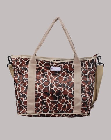 Charismomic Wild Cat Printed Tote Diaper Bag