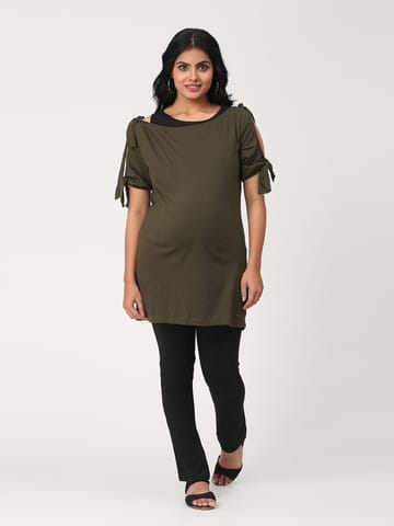 Charismomic Knot-n-Fit Maternity/Nursing Top